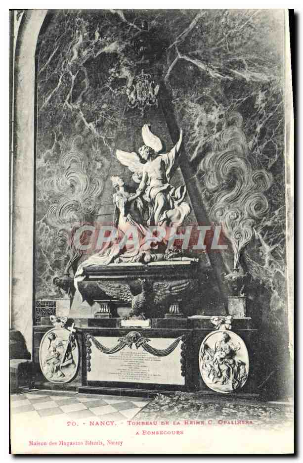 CPA Nancy Tombeau De La Reine C Opalinska a Bonsecours 