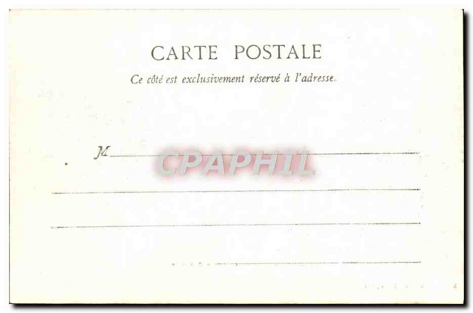 CPA Nancy Place De La Carriere — Verso