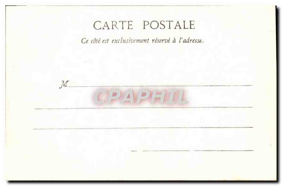 CPA Nancy Fontaine De Neptune — Rückseite