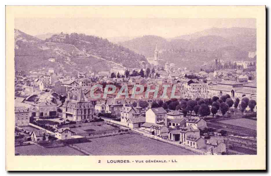 CPA Lourdes Vue Generale