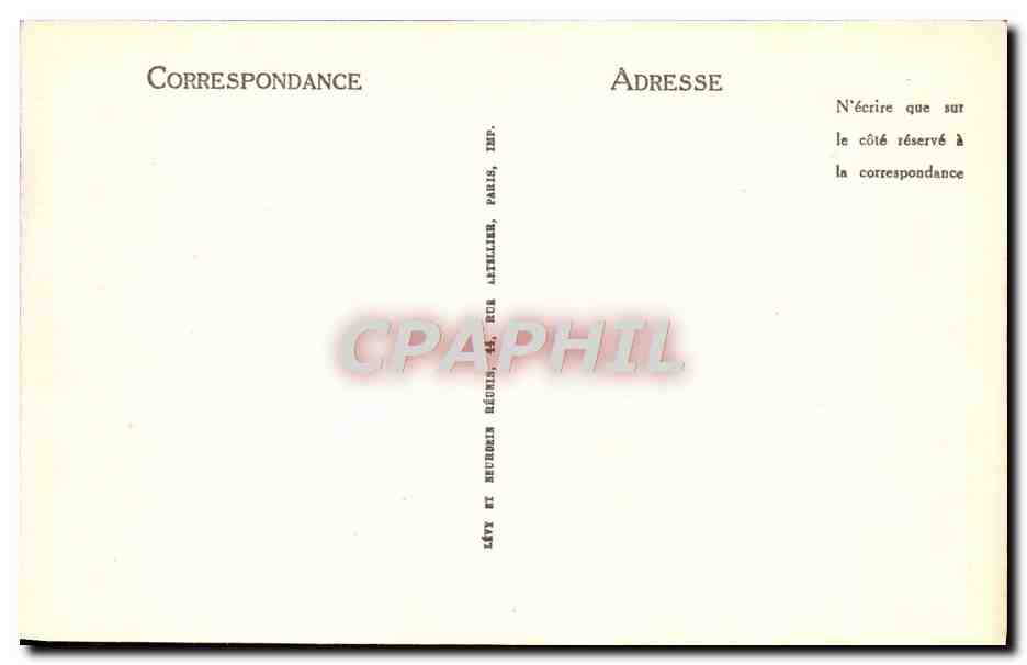 CPA Lourdes La Basilique Et Le Calvaire Breton — Verso