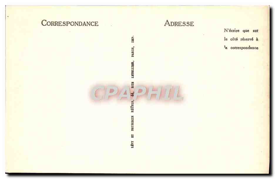 CPA Lourdes La Grotte — Verso