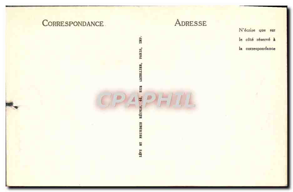 CPA Lourdes La Basilique Et Le Calvaire Breton — Verso