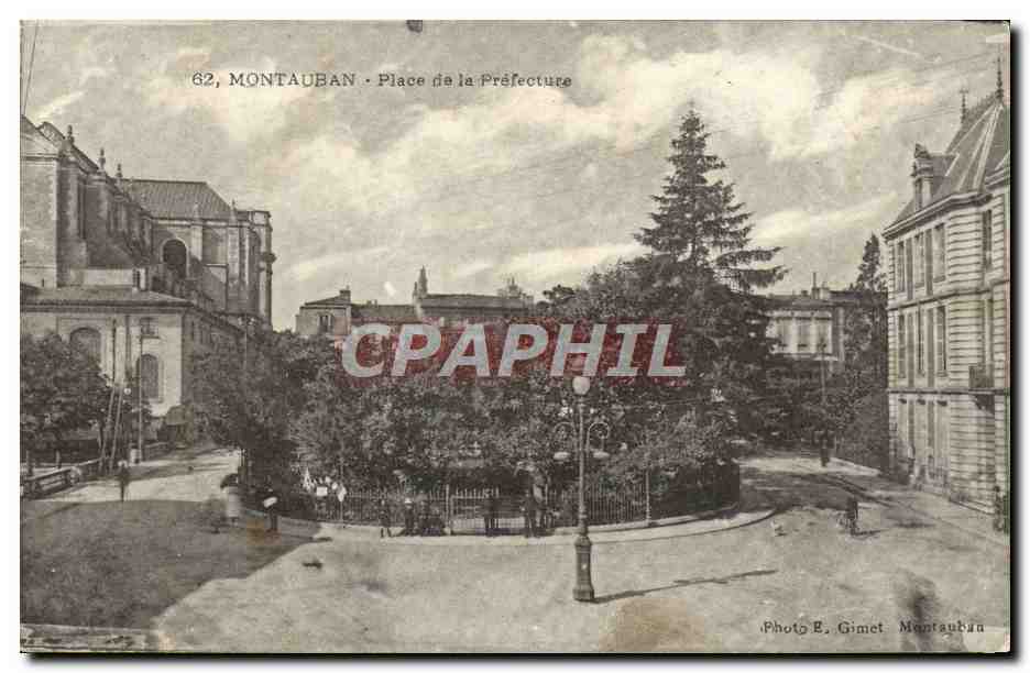 CPA Montauban Place De La Prefecture