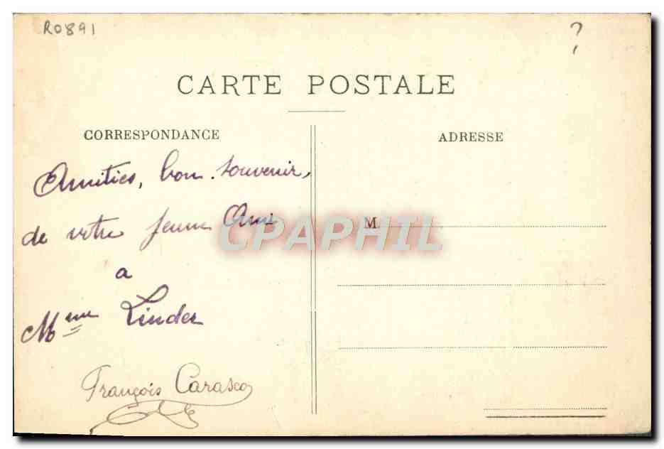 CPA Buisseville Les Villas — Rückseite