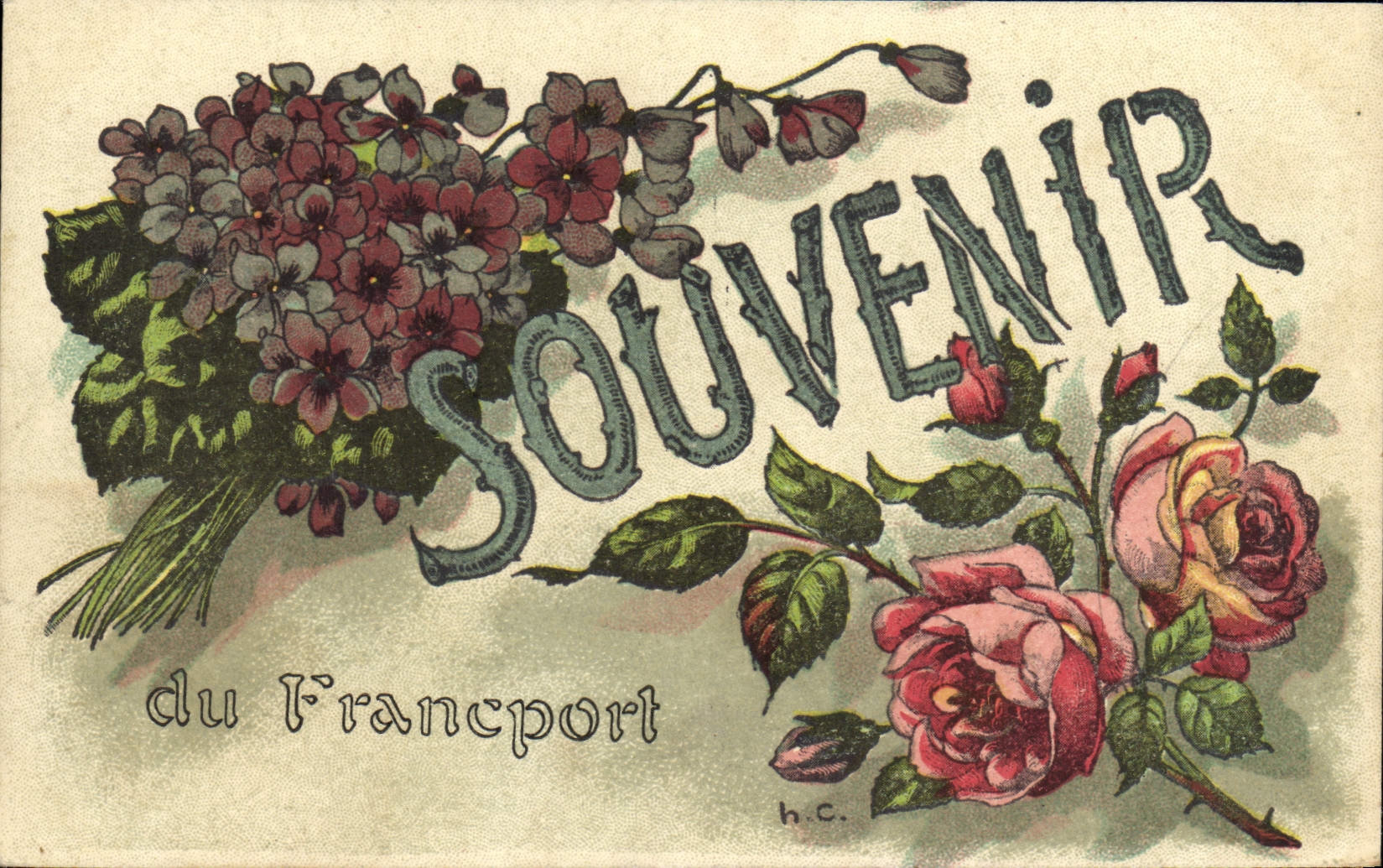 CPA Souvenir Du Francport