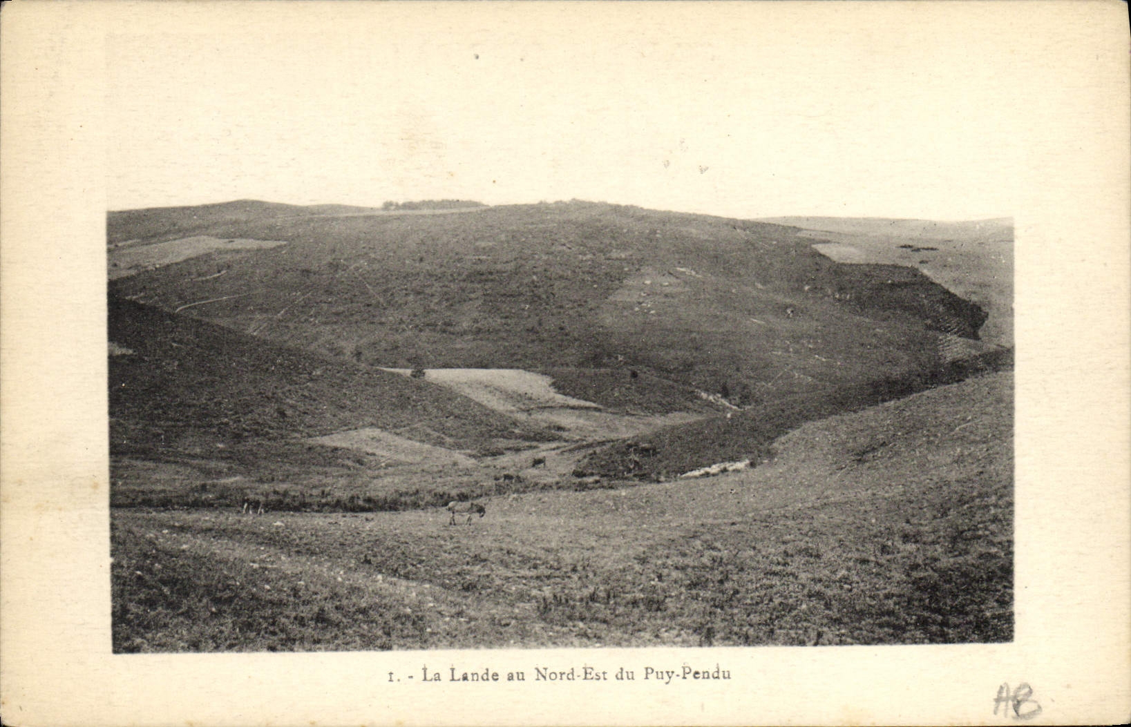 CPA La Lande Au Nord Est Du Puy Pendu