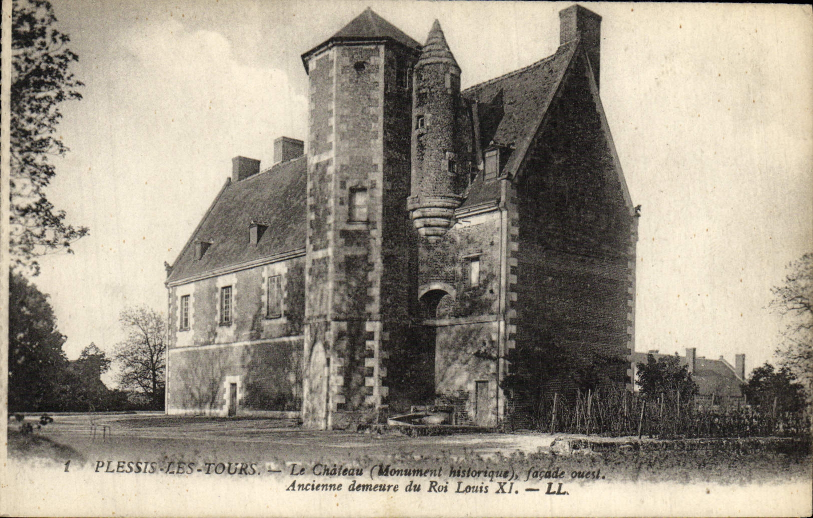 CPA Plessis Les Tours Le Chateau Ancienne Demeure Du Roi Louis XI