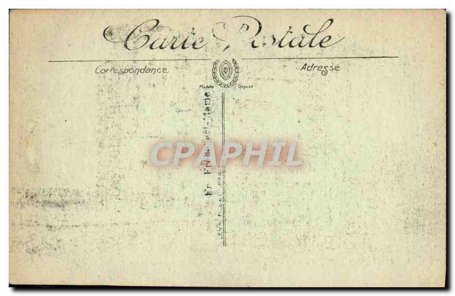 CPA Plessis Les Tours Le Chateau Ancienne Demeure Du Roi Louis XI — Rückseite
