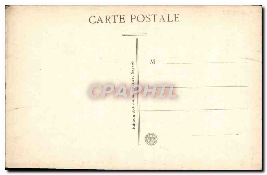 CPA Seyssel Vallee Du Fier Et Les Villas — Rückseite