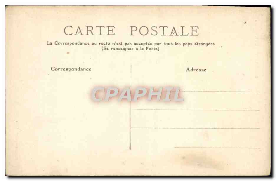 Caluire - L'Église — éditeur J. Augagneur, Lyon, n°6 — Verso