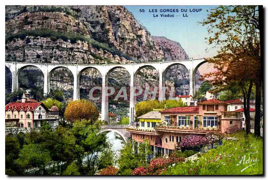 CPA Les Gorges Du Loup Le Viaduc