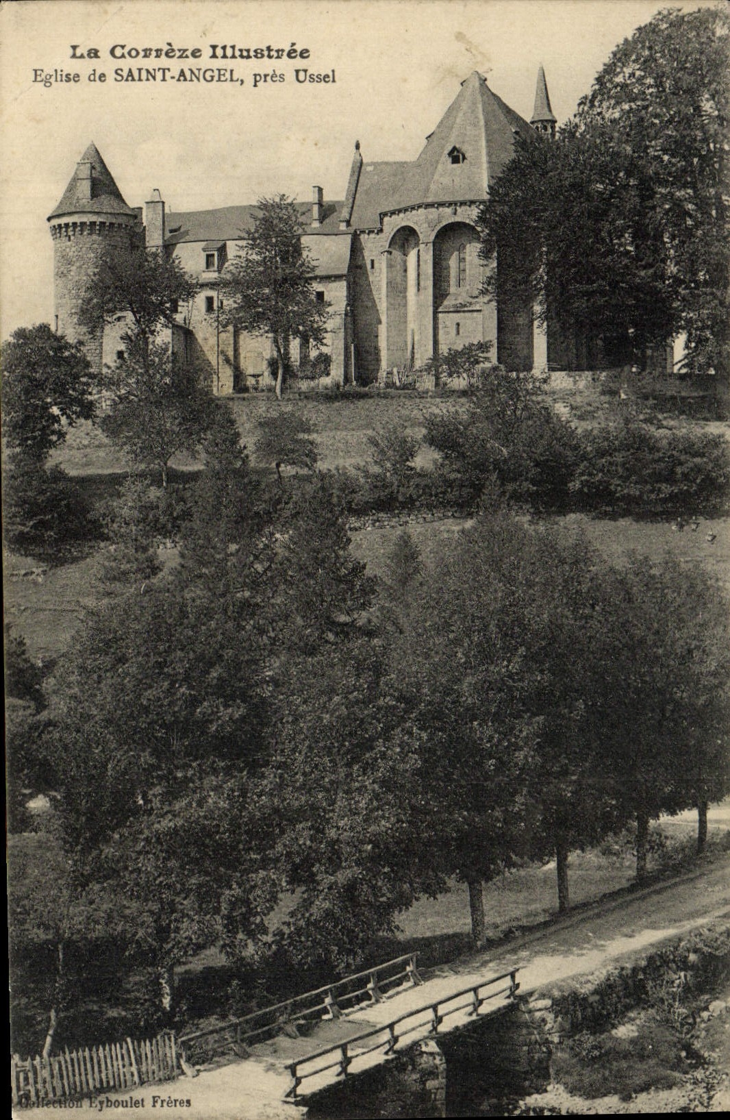 CPA La Correze Illustree Eglise De Saint Angel Pres Ussel
