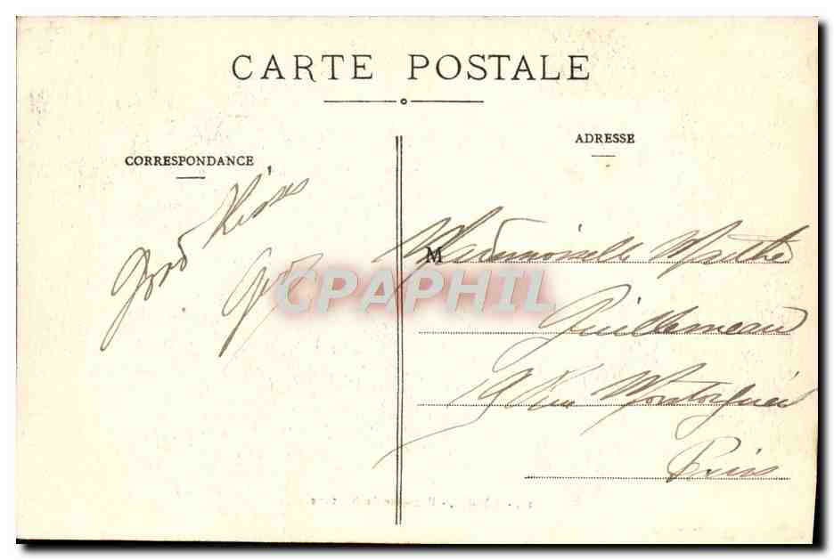 CPA Nancy Fontaine De Neptune — Verso