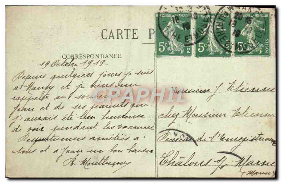 CPA Nancy Place Stanislas Restaurant Stanislas Et Cafe Glacier — Verso