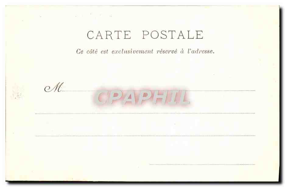 CPA Nancy Vue Generale Prise De l'Hotel De Ville — Verso