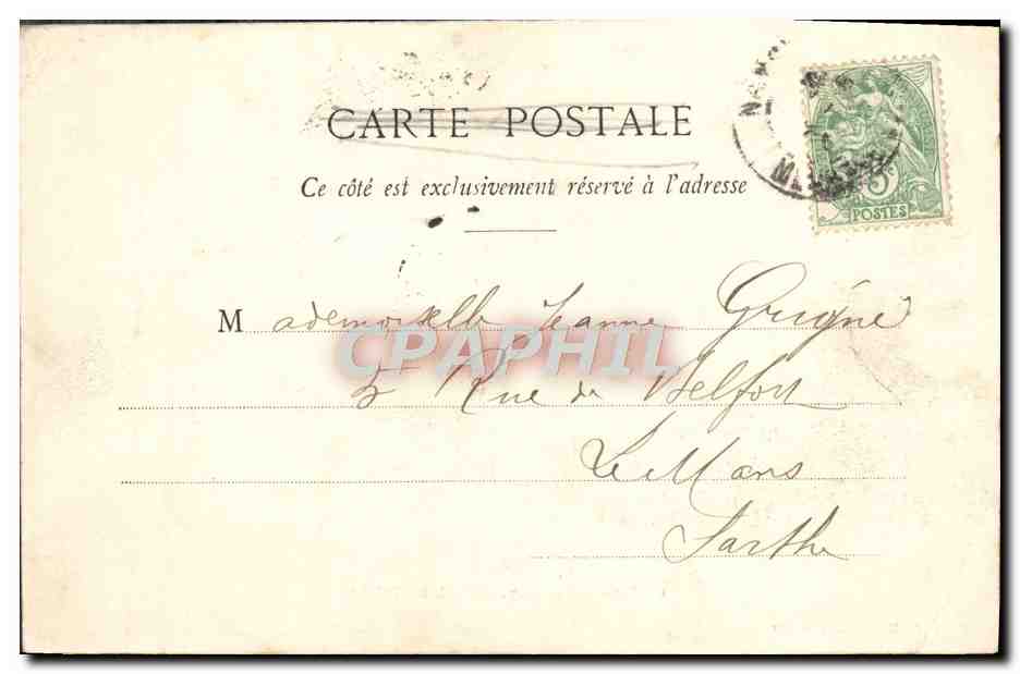 CPA Environs De Nancy Champigneulles — Verso