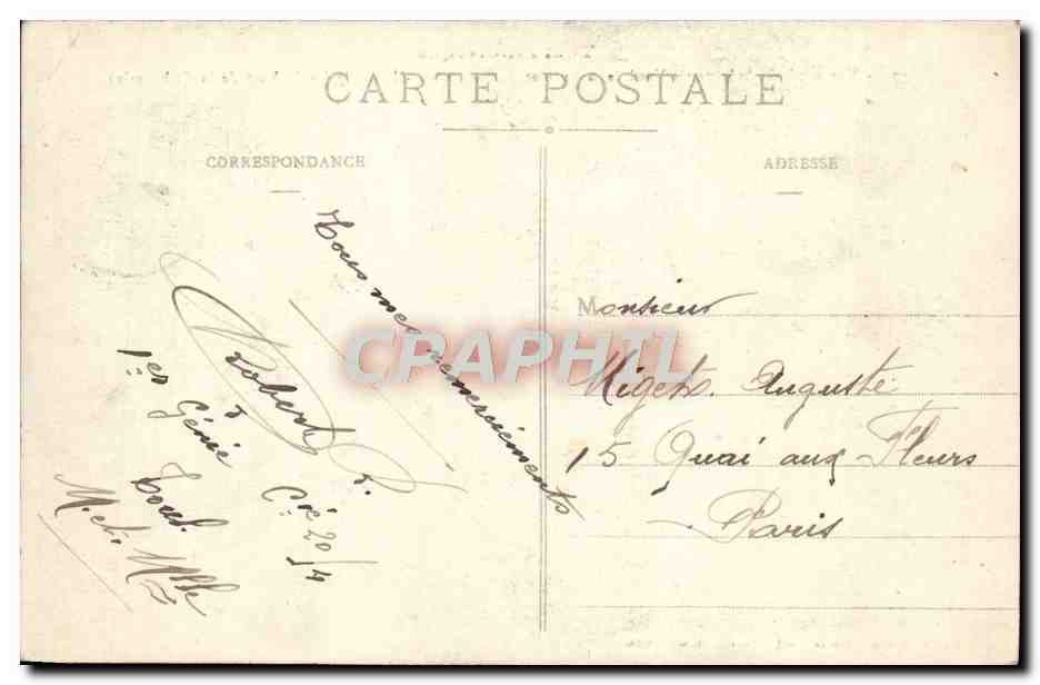 Toul Pittoresque — Vue générale de la partie Nord de la Ville et du Mont Saint-Michel (prise du haut de la Cathédrale) — Hérouville et Briquet, Toul — Rückseite