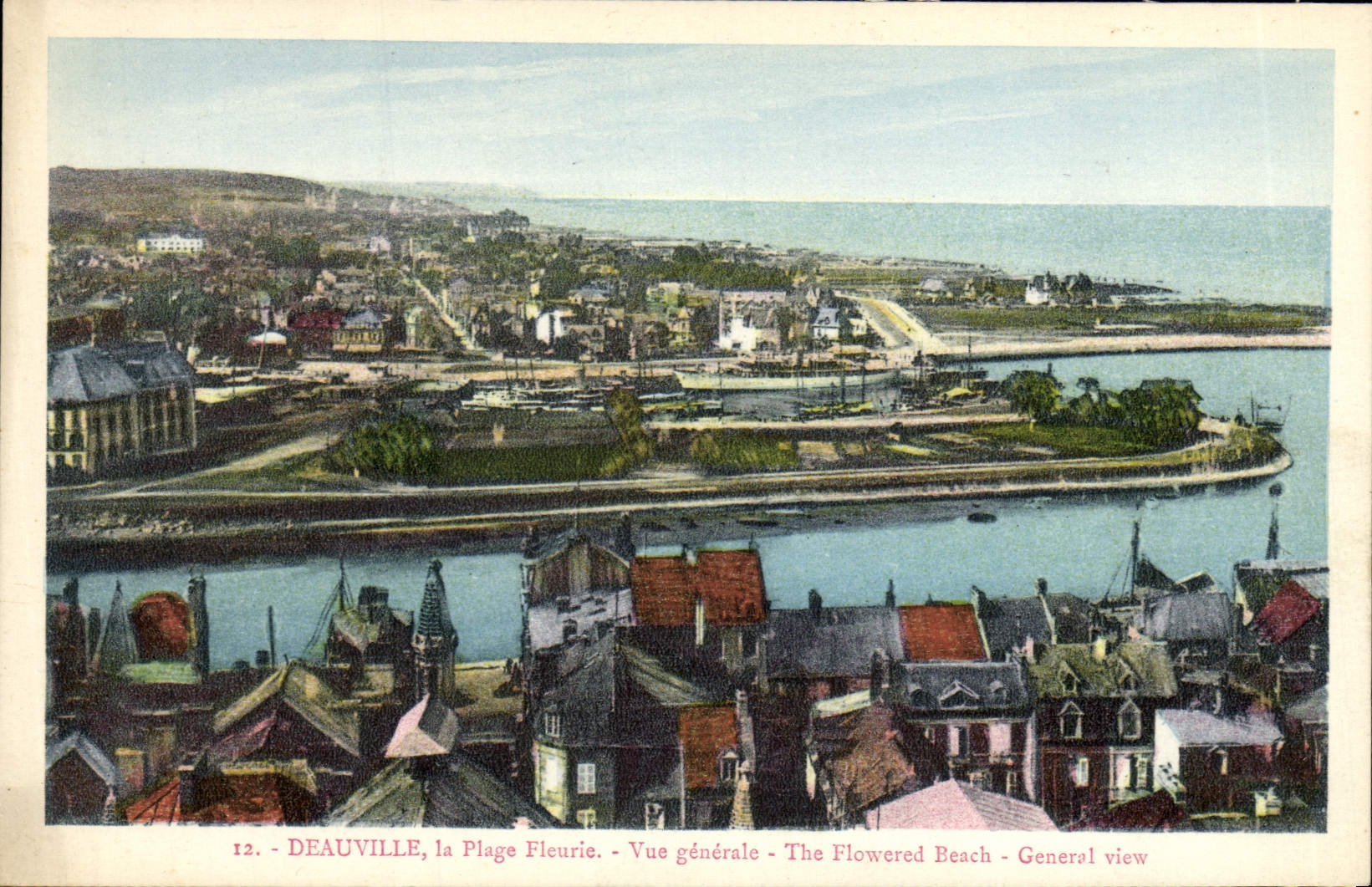 Deauville, la Plage Fleurie — Vue générale — édition 'La Gigogne' n°12