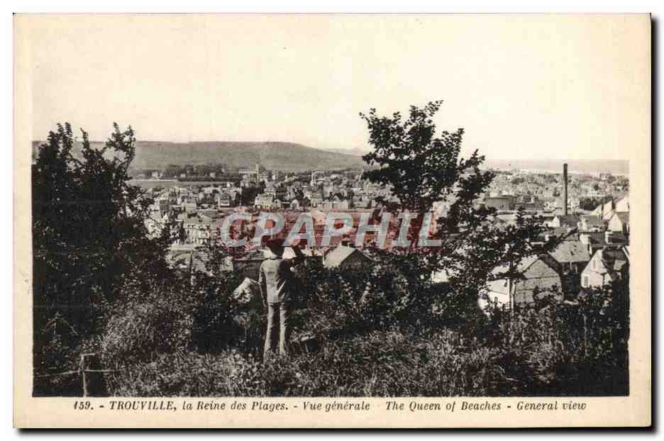 CPA Trouville La Reine Des Plages Vue Generale