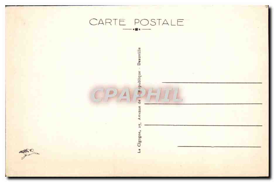 CPA Trouville La Reine Des Plages Vue Generale — Rückseite
