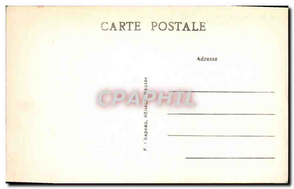 CPA Batz Sur Mer L'Eglise Saint Guenole Cote Nord — Back