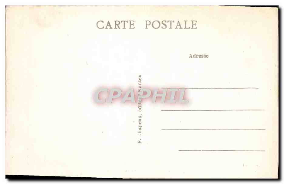 CPA Le Bourg De Batz Vers 1840 — Rückseite