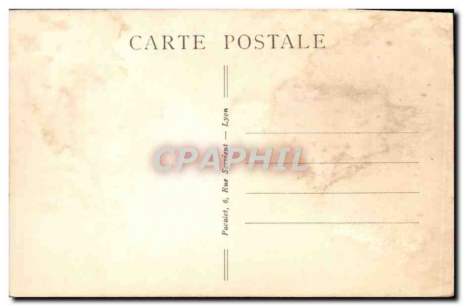 CPA Amphion Debarcadere Bateau — Reverso