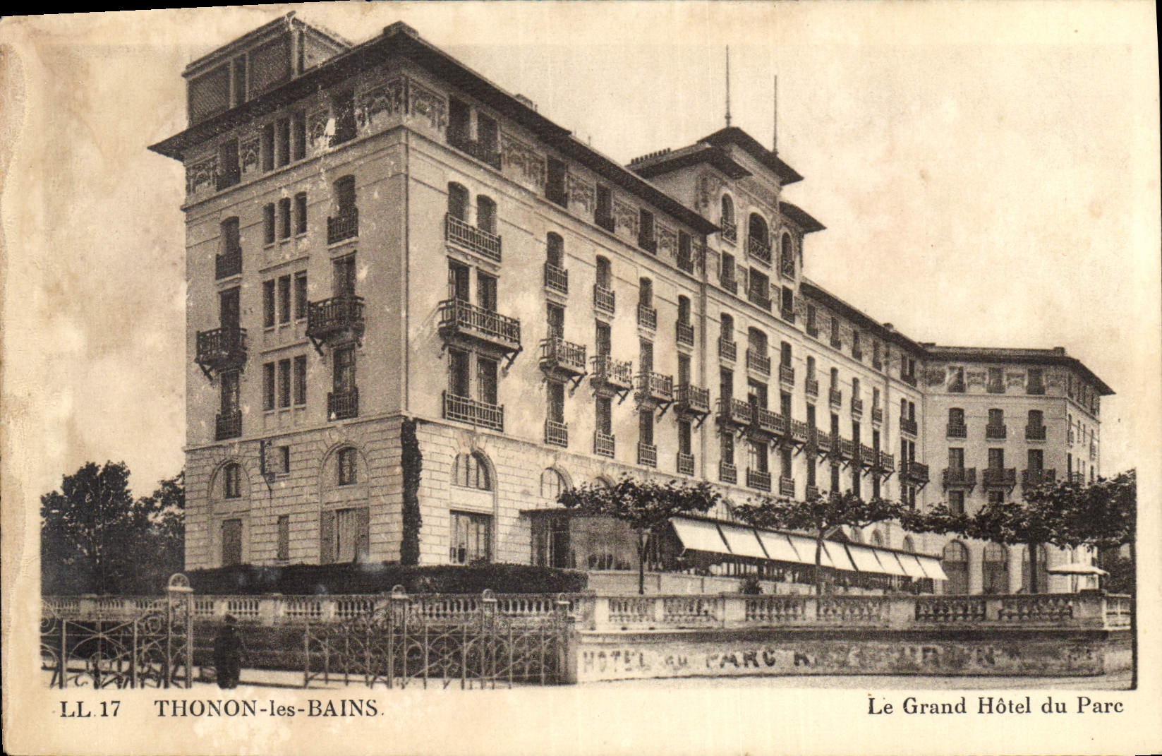 CPA Thonon Les Bains Le Grand Hotel Du Parc