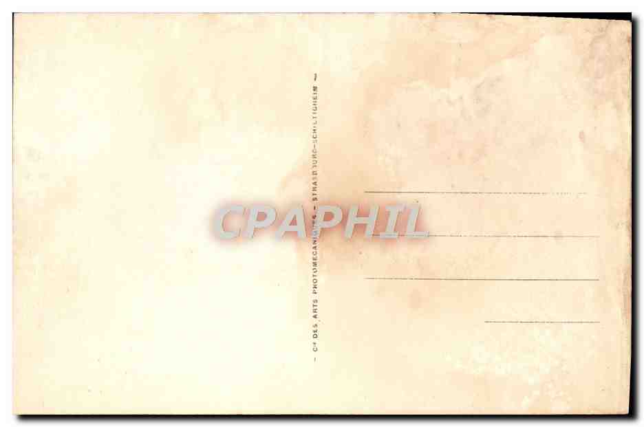 CPA Thonon Les Bains Le Grand Hotel Du Parc — Back