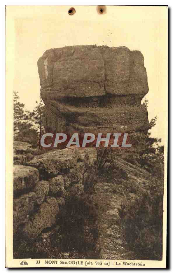 Mont Ste-Odile — Le Wachtstein — Cie Alsacienne des Arts Photographiques, Strasbourg