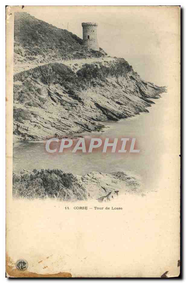 CPA Corse Tour De Losse Collection Touring Club de France