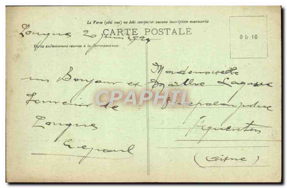 CPA Nos Bons Paysans Galanterie Folklore — Rückseite