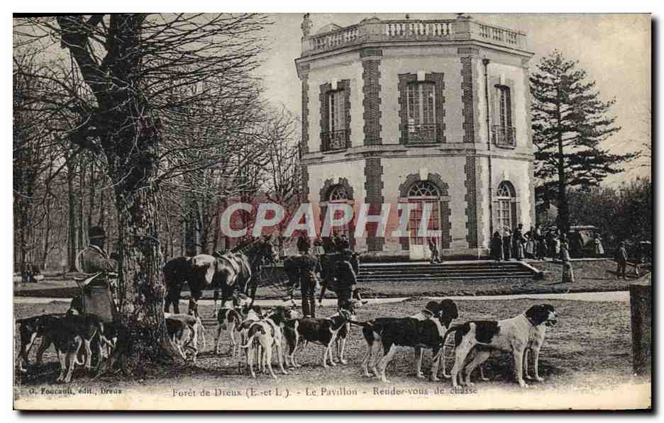Forêt de Dreux (E.-et L.) - Le Pavillon - Rendez-vous de chasse — J. Foucault, édit., Dreux