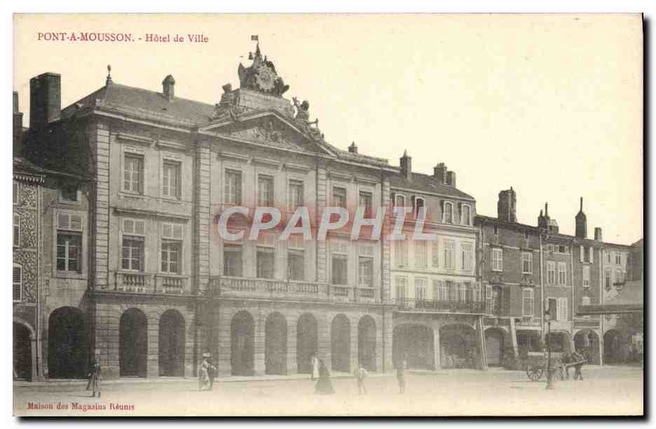 CPA Pont A Mousson Hotel De Ville