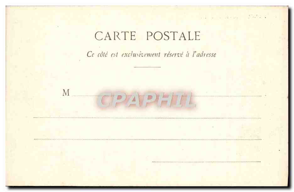 CPA Pont A Mousson Hotel De Ville — Rückseite