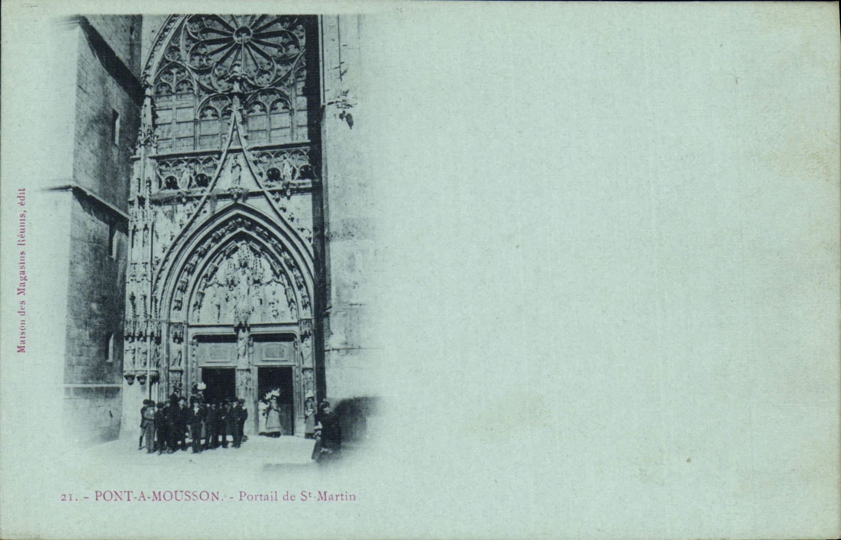 CPA Pont A Mousson Portail De St Martin