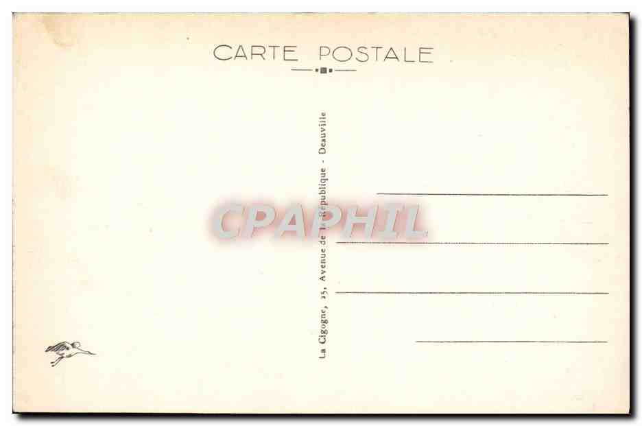 CPA Trouville La Reine Des Plages Le Casino — Rückseite