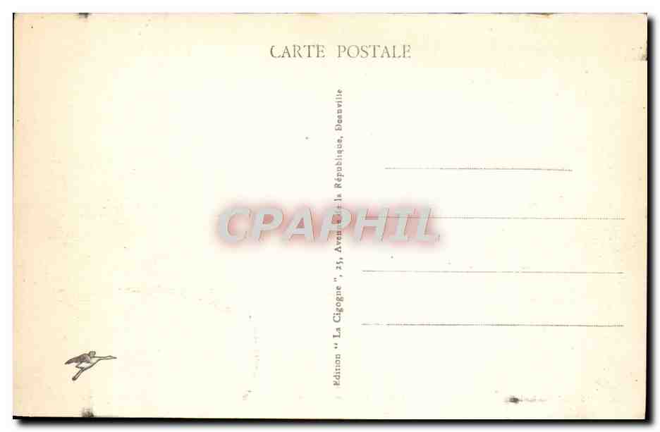 CPA Trouville La Reine Des Plages Le Pont Sur La Touques — Rückseite