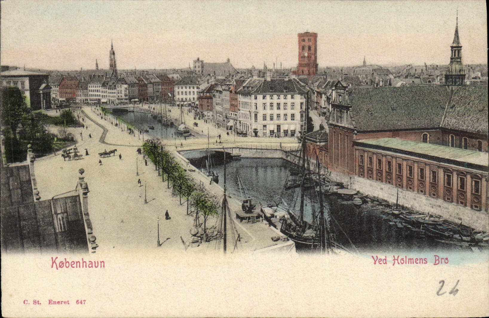 København — Ved Holmens Bro — C. St. Eneret 647