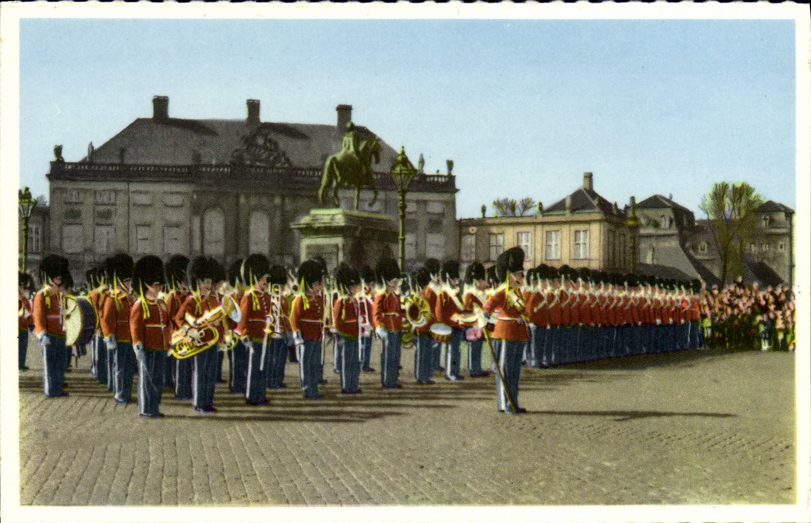 CPA Copenhagen The band of the Royal Life Guard Militaria 