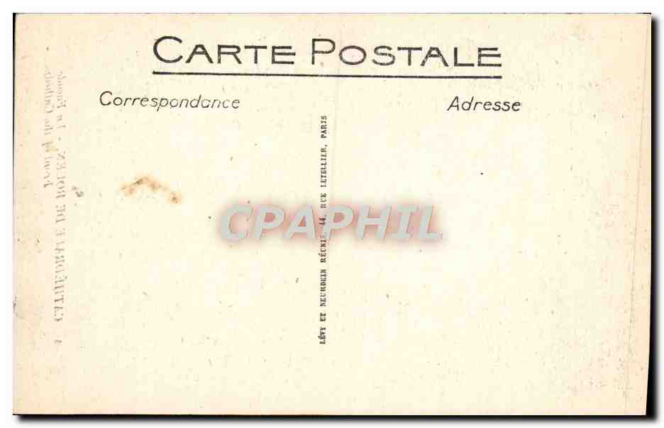 CPA Cathedrale De Rouen — Verso