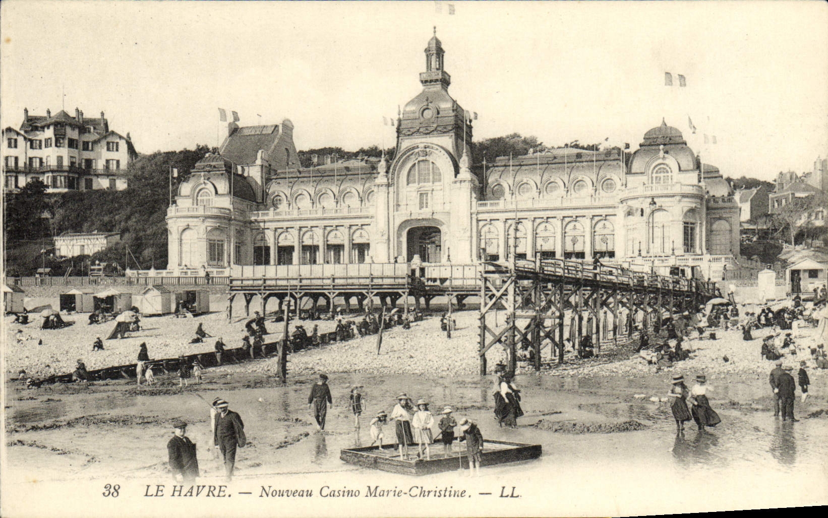 CPA Le Havre Nouveau Casino Marie Christine