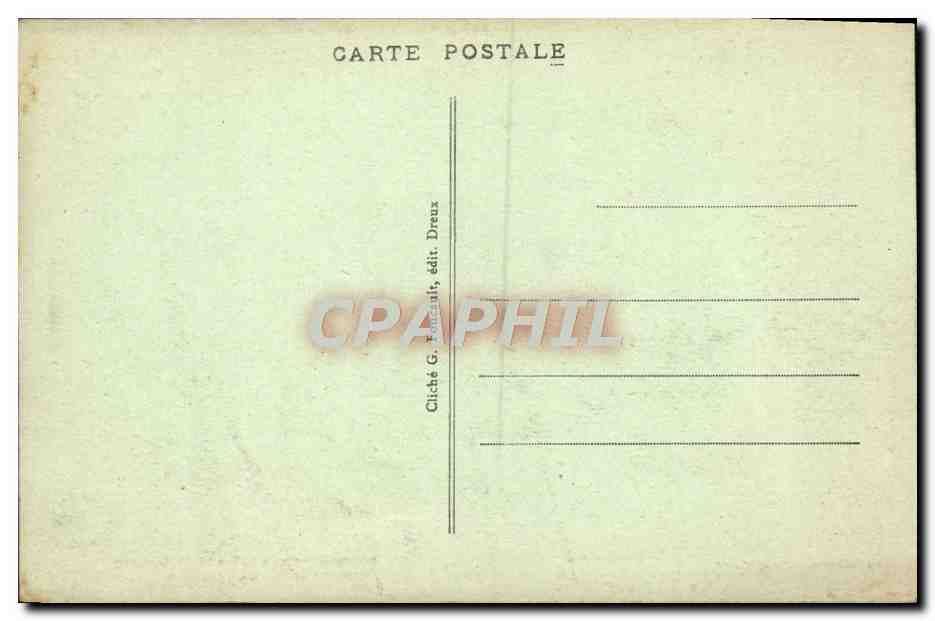 CPA Ivry la Bataille Maison de Henri IV Coiffeur  — Rückseite