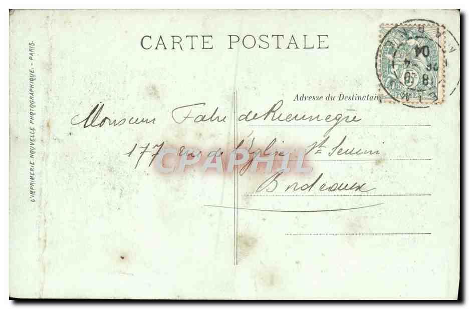 CPA Le Havre Le Musee Bateaux  — Rückseite