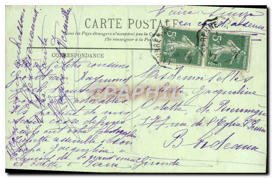 CPA Le Havre Quai Lamblardie Bateaux  — Rückseite