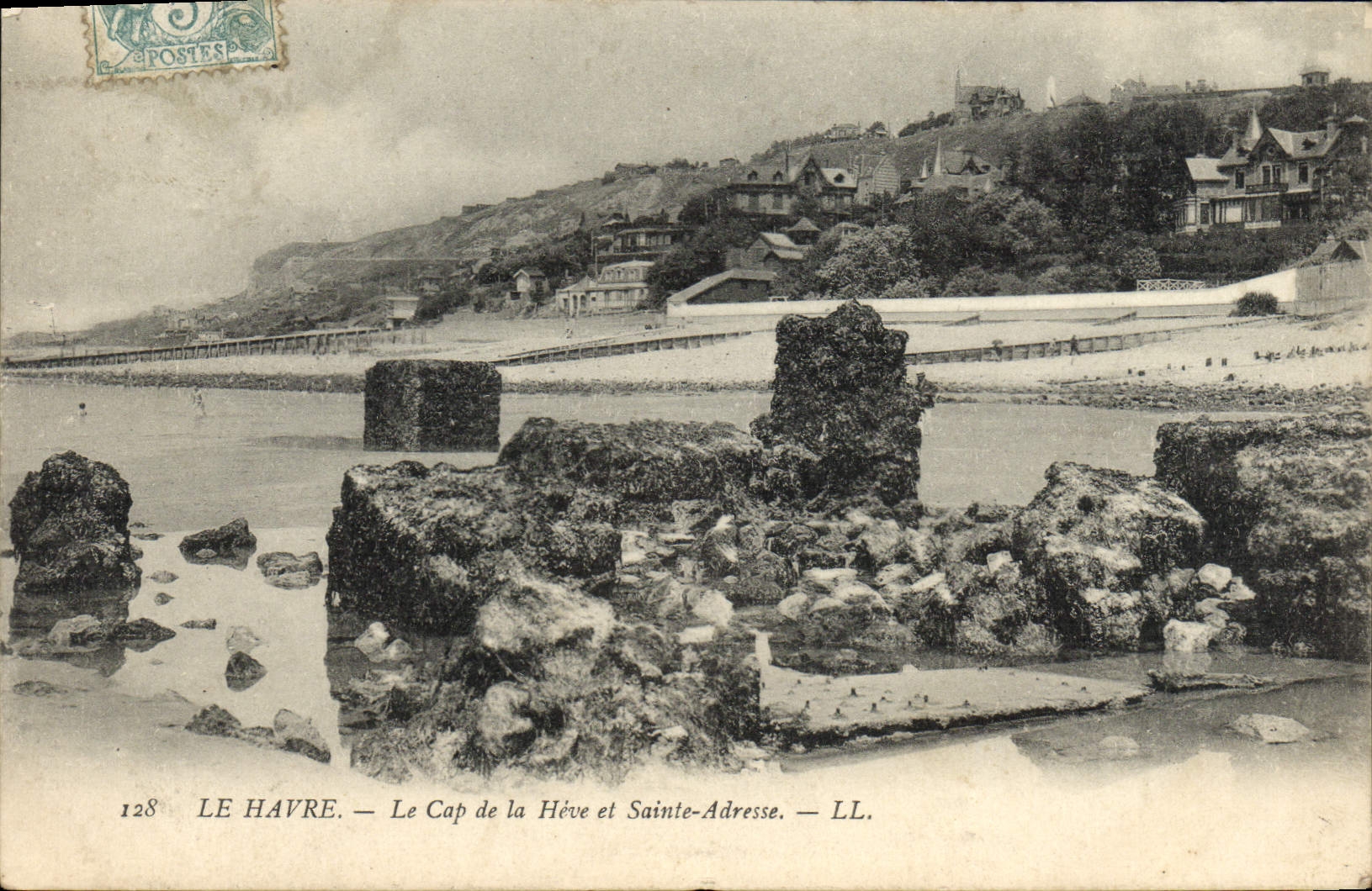 CPA Le Havre Le Cap de la Heve et Sainte Adresse