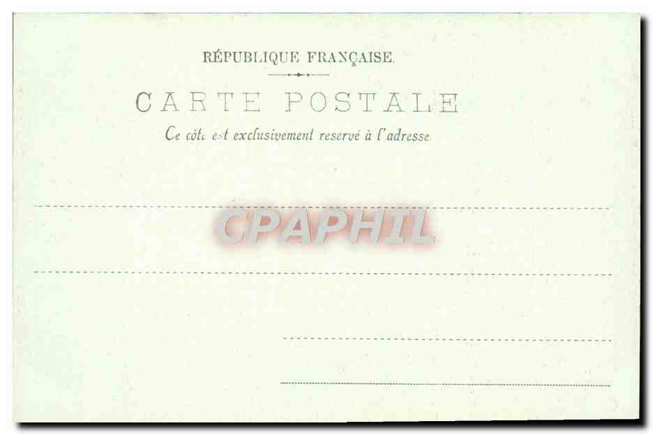 CPA Dieppe Effet de Vagues — Rückseite