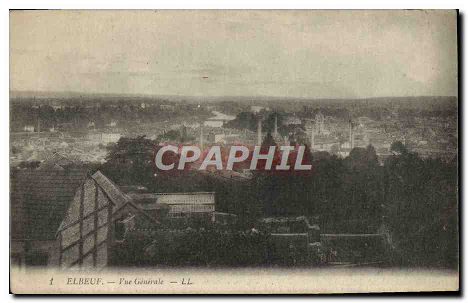 CPA Elbeuf Vue Generale