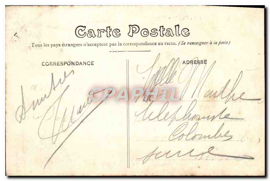 CPA Dieppe Baigneurs Maillot de bain Folklore — Rückseite
